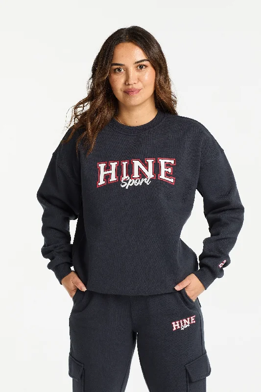 VARSITY 2.0 CREW NECK SLATE BLUE garde