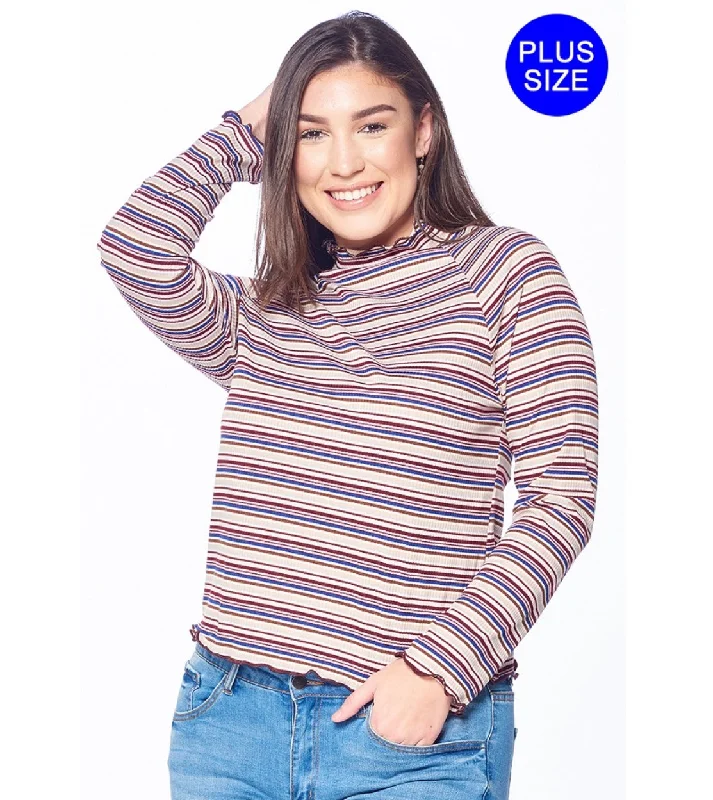Plus size stripped sweaters Modern Women's Tech