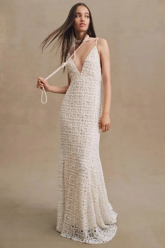 BHLDN Theodora Gown Cashmere