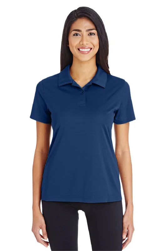 Team 365 Womens Zone Performance Moisture Wicking Short Sleeve Polo Shirt - Dark Navy Blue Traditional Women's Wool