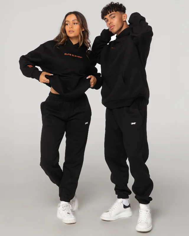 Registered Hoodie - Black/Orange Dynamic Women's Moto