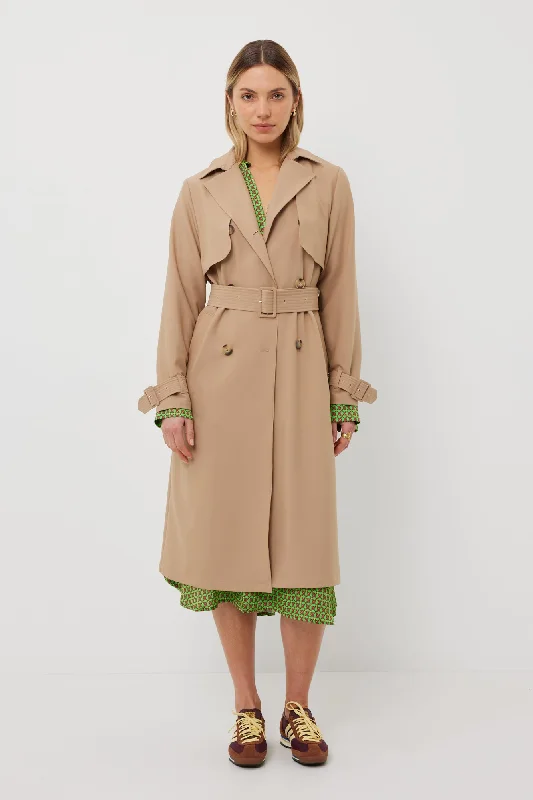 Trench Coat | Camel Modern Women's 