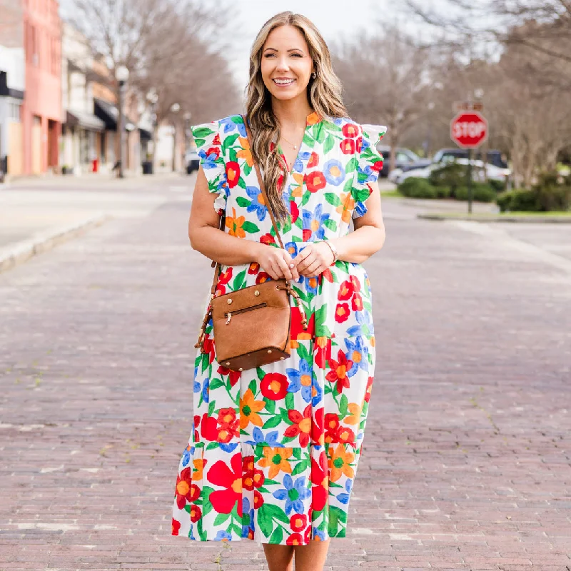 Take Me To Mexico Dress, White