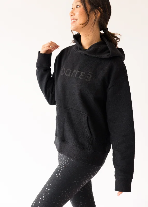 b3 barre3 Relaxed Hoodie - Black/Black Australian Beach