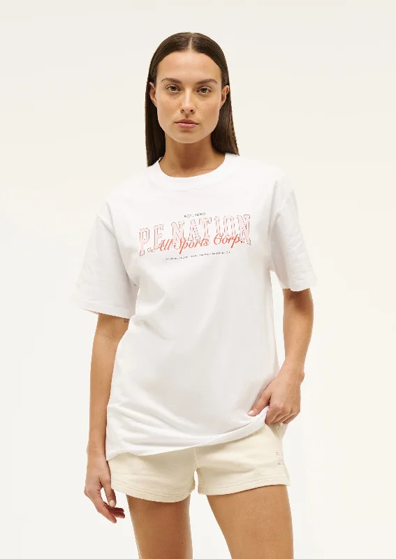 FULL OUT TEE IN OPTIC WHITE Contemporary 