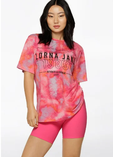 Lorna Jane Festival Fever Relaxed Tee - Festival Fever Print Business