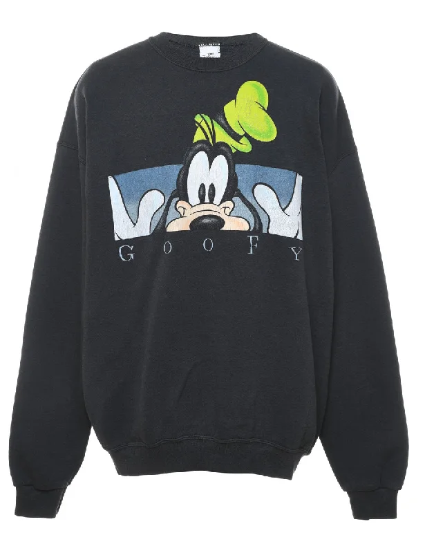 Goofy Design 1990s Cartoon Sweatshirt - XL