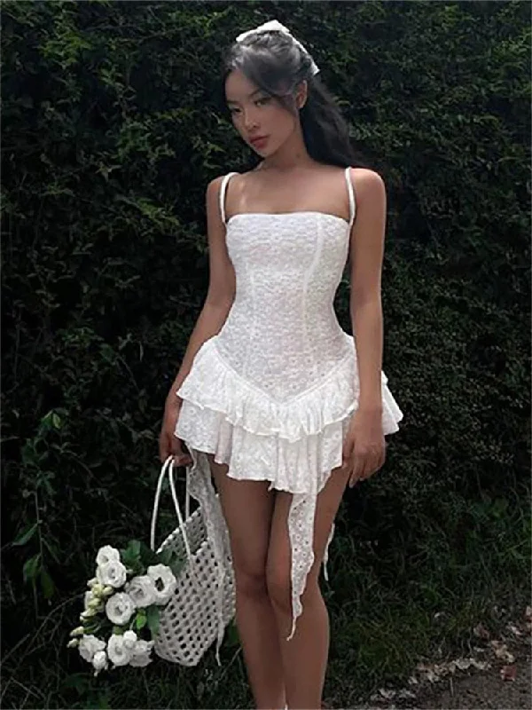 Dreamy Lace Mini Dress French