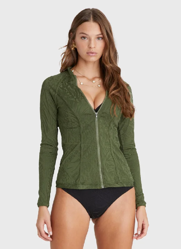Olive Lyla Rash Guard Dapper Women's 1920S