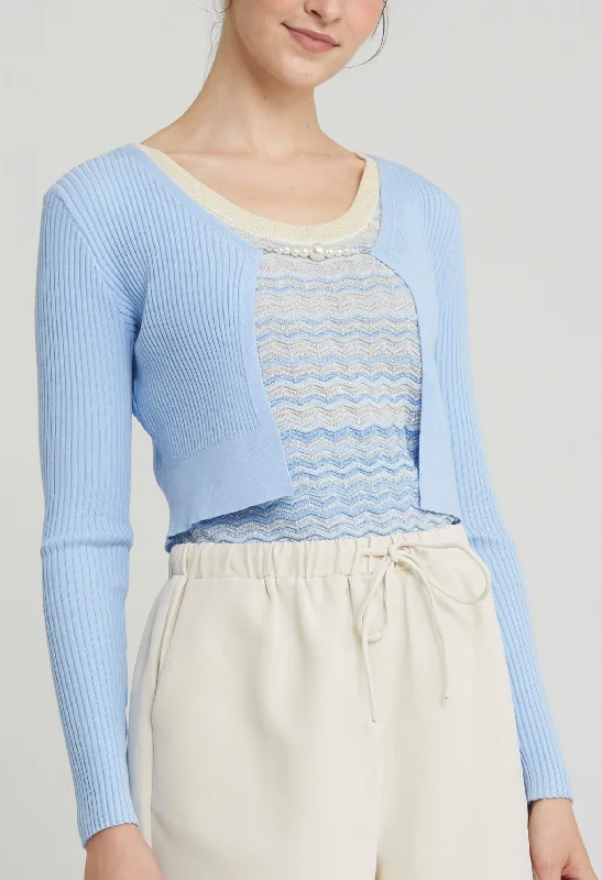 Pearly Sweet Cropped Cardigan garde