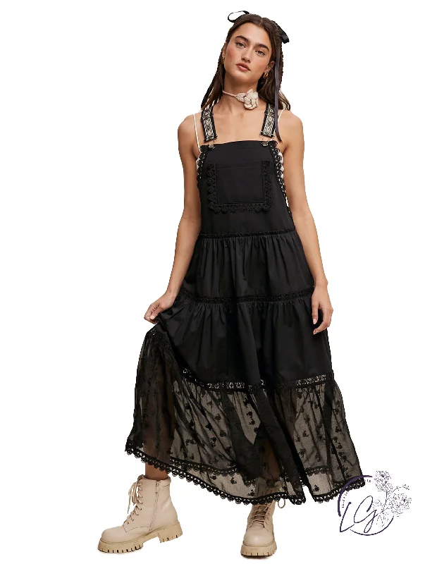 Feel The Beat Overall Maxi Dress Contemporary 