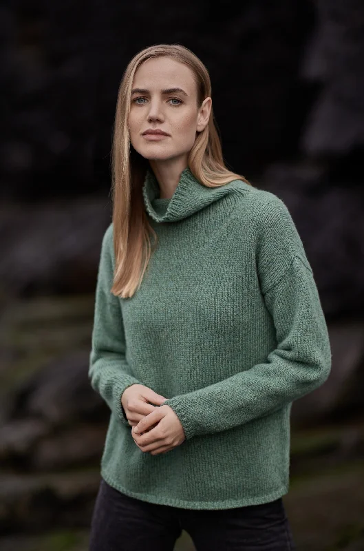 Funnel Neck Jumper Cashmere