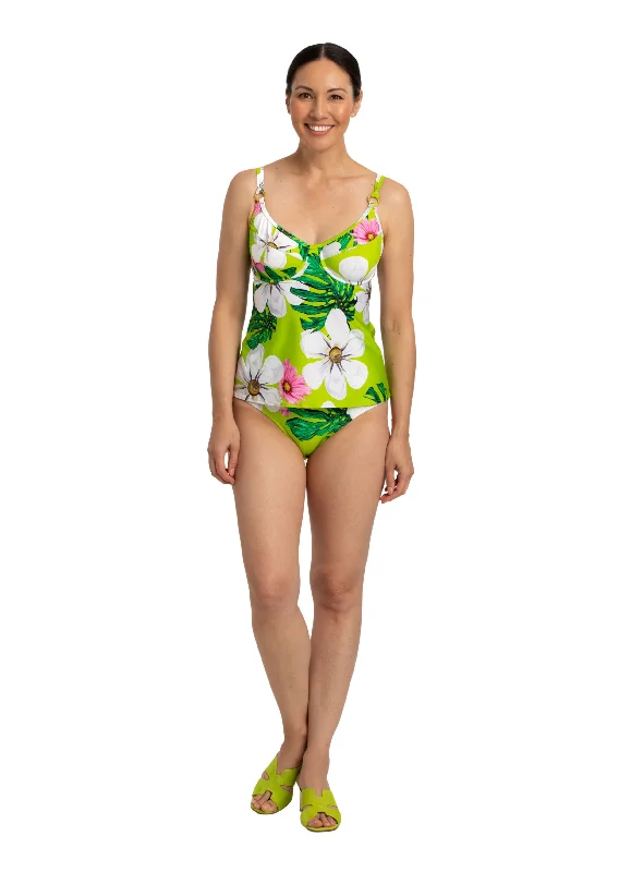 Bellagio Underwire Bra Tankini with Apron Back (BG-112) Preppy Women's College