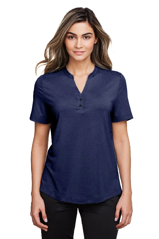 North End Womens Jaq Performance Moisture Wicking Short Sleeve Polo Shirt - Classic Navy Blue Youthful Women's Anime - inspired North End Womens Jaq Performance Moisture Wicking Short Sleeve Polo Shirt - Classic Navy Blue Youthful Women's Anime - inspired