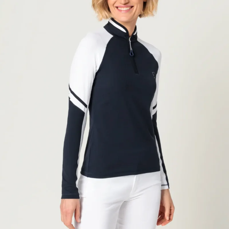 Golfino Drive L/S Troyer - Navy/White Disco