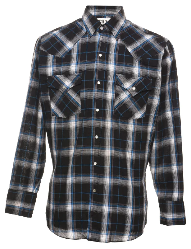 Checked Western Shirt - M Hip Women's Urban
