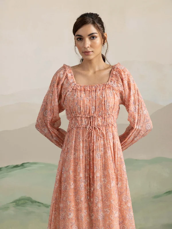 Peony Voyager Midi Dress Geometric