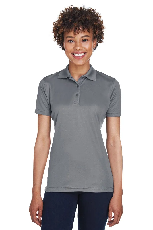 UltraClub Womens Cool & Dry Moisture Wicking Short Sleeve Polo Shirt - Charcoal Grey Artistic Women's Avant - UltraClub Womens Cool & Dry Moisture Wicking Short Sleeve Polo Shirt - Charcoal Grey Artistic Women's Avant -