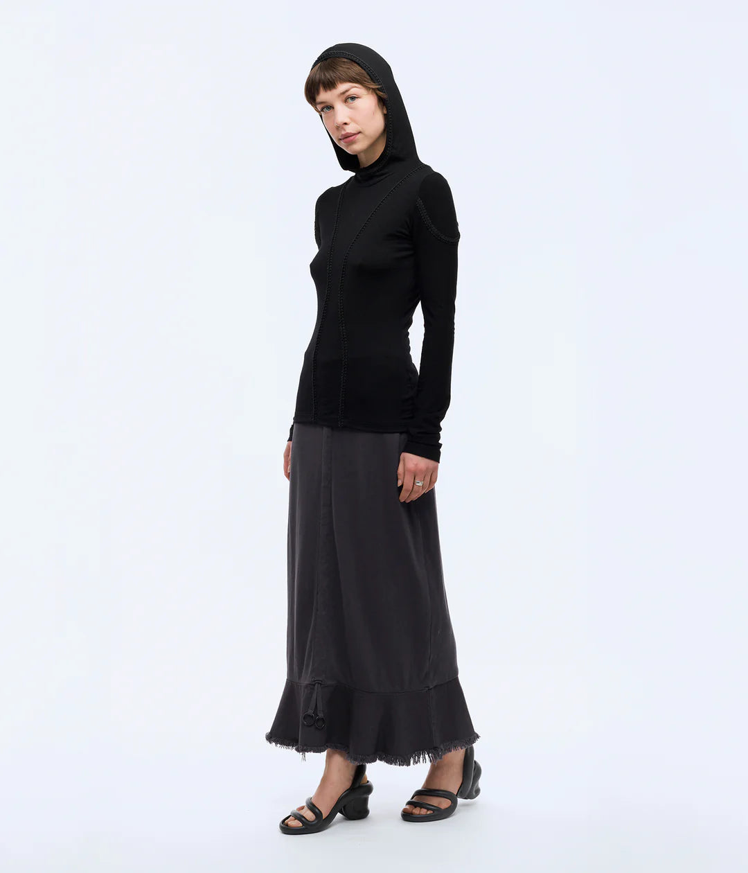 GOBLIN HOOD TOP Sophisticated Women's Tailored