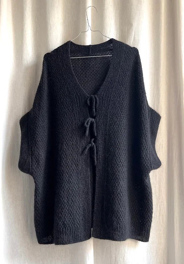 Fungus kimono by Refined Knitwear, No 20 + silk mohair knitting kit Sporty Women's Athleisure 