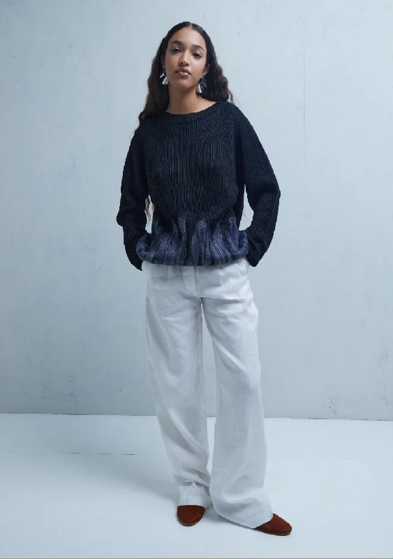 Needling pullover Earthy Women's Hemp - based
