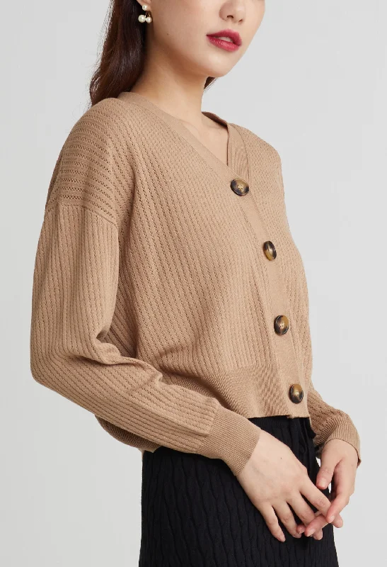 Classic Button Down Cardigan Youthful Women's Anime - inspired