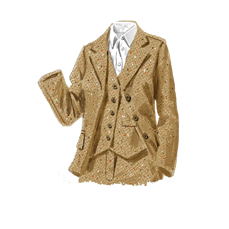 Her Tweed Blazer Relaxed Women's Beachy