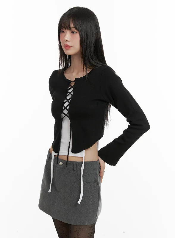 X Strap Crop Cardigan CA422 Rugged Women's Outdoor 