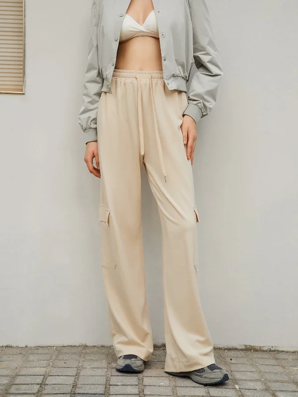 BerryBetty - Steal The Moment Drawstring Sweatpants Sporty Women's Tennis