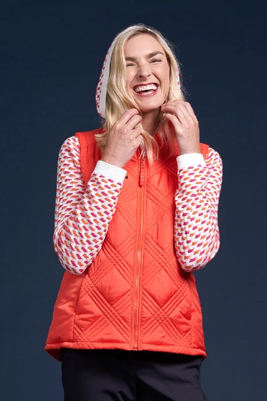 Twizel Vest - Tangerine Scandinavian