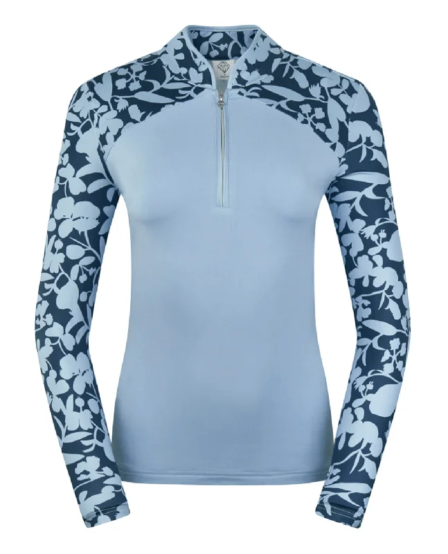 PURE GOLF Maple Winter Polo Shirt 002 Midnight Rose European