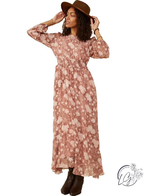Sky Holds Us Maxi Dress Hip Women's Retro