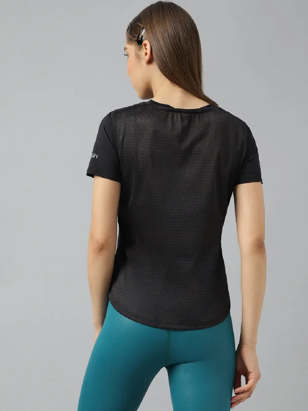 Fitkin women v neck short sleeves t-shirt with back mesh Cool Women's Skate