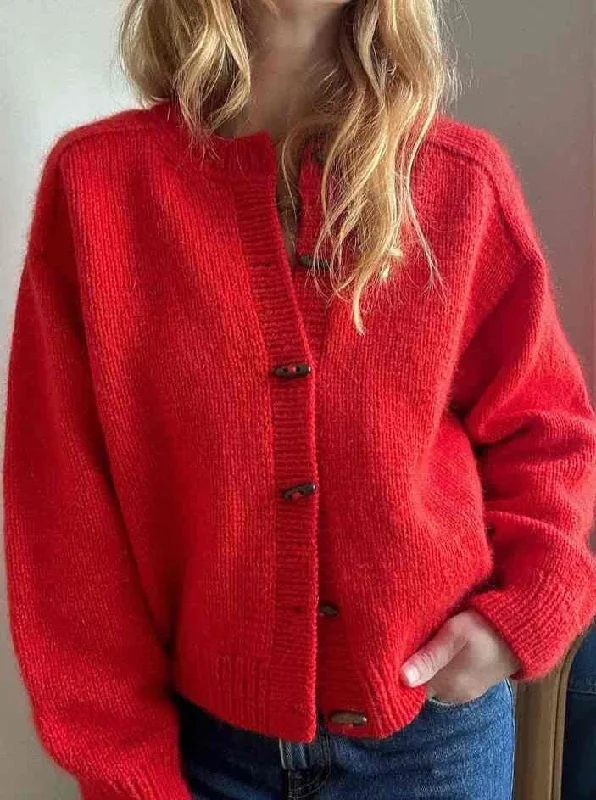 Cardigan No 9 by My Favourite Things Knitwear, No 1 + silk mohair yarn kit (excl pattern) Youthful Women's Anime - inspired