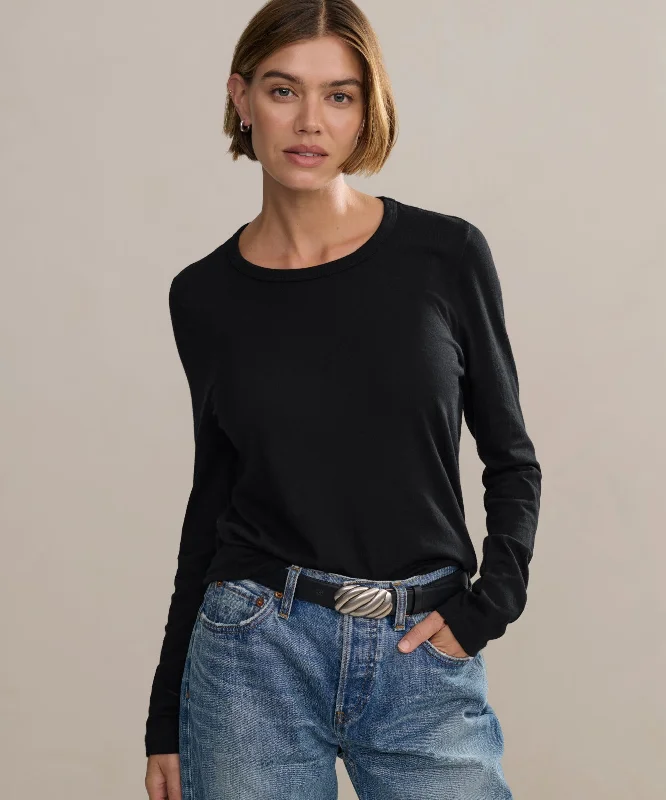 Long-Sleeve Slim Tee Modern Women's 