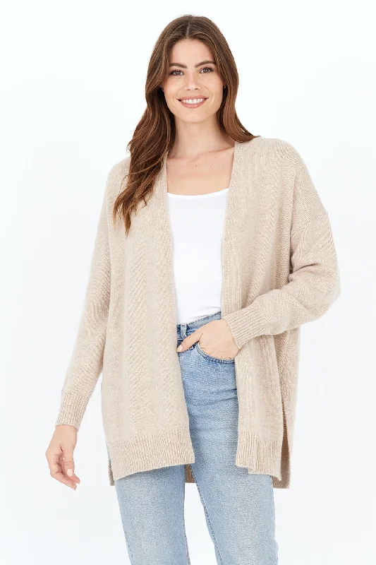 Lyle Cashmere Cardigan - Oatmeal