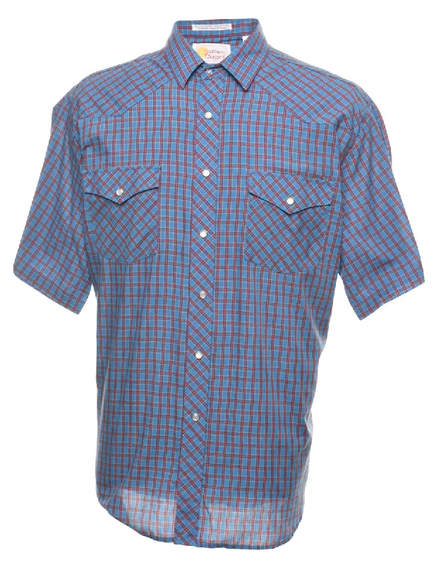 Checked Western Shirt - L performance
