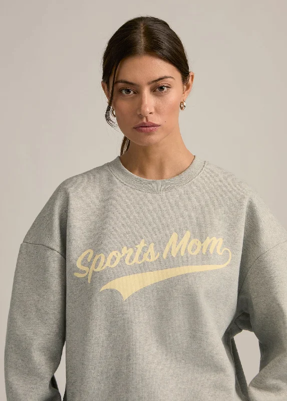 SPORTS MOM SWEATSHIRT Trendy Women's Oversized