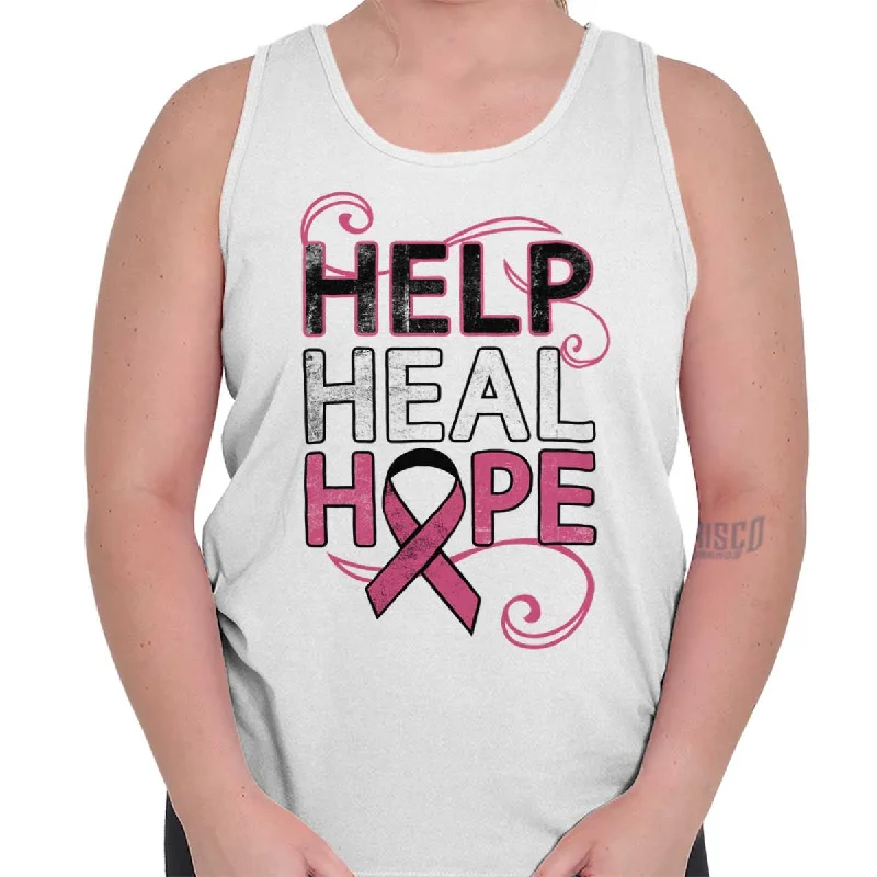 Breast Cancer Awareness Tank Top Refined Women's Hand - crafted