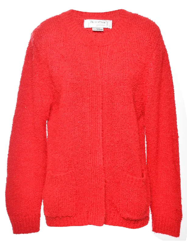 Classic Red Cardigan - M garde