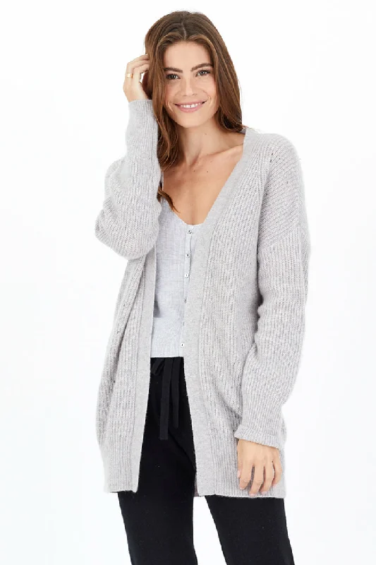 Arlo Cardigan - Heather Grey Street