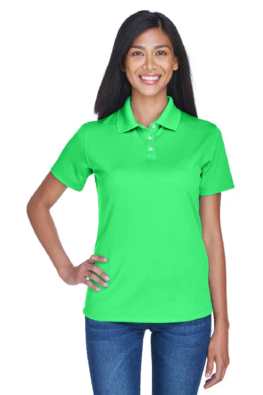 UltraClub Womens Cool & Dry Performance Moisture Wicking Short Sleeve Polo Shirt - Cool Green Stylish Women's Tropical UltraClub Womens Cool & Dry Performance Moisture Wicking Short Sleeve Polo Shirt - Cool Green Stylish Women's Tropical
