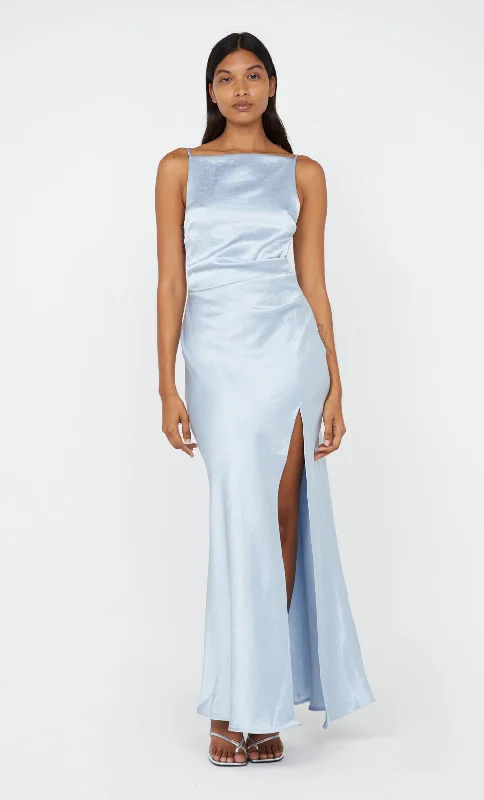 THE DREAMER MAXI DRESS - DUSTY BLUE Traditional Women's 