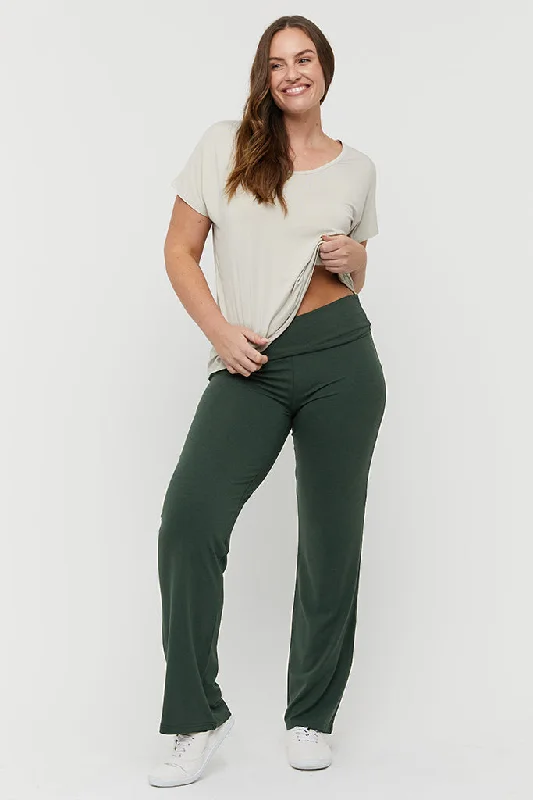 Essential Bamboo Pants - Forest Refined Women's Velvet