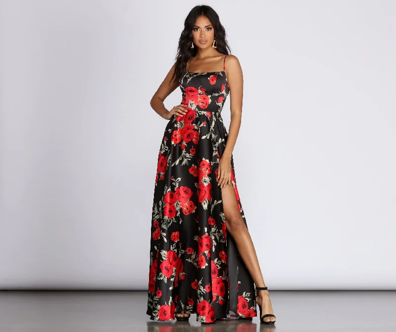 Adelia Formal Lace Up Dress Vacation