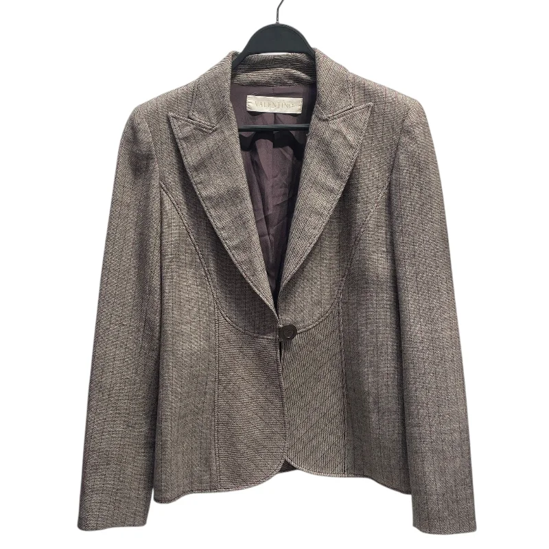 VALENTINO/Tailored Jkt/6/Stripe/BRW/ Hip Women's Retro