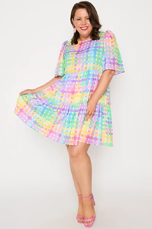 Jackson Rainbow Weave Dress Practical Women's Multi - 