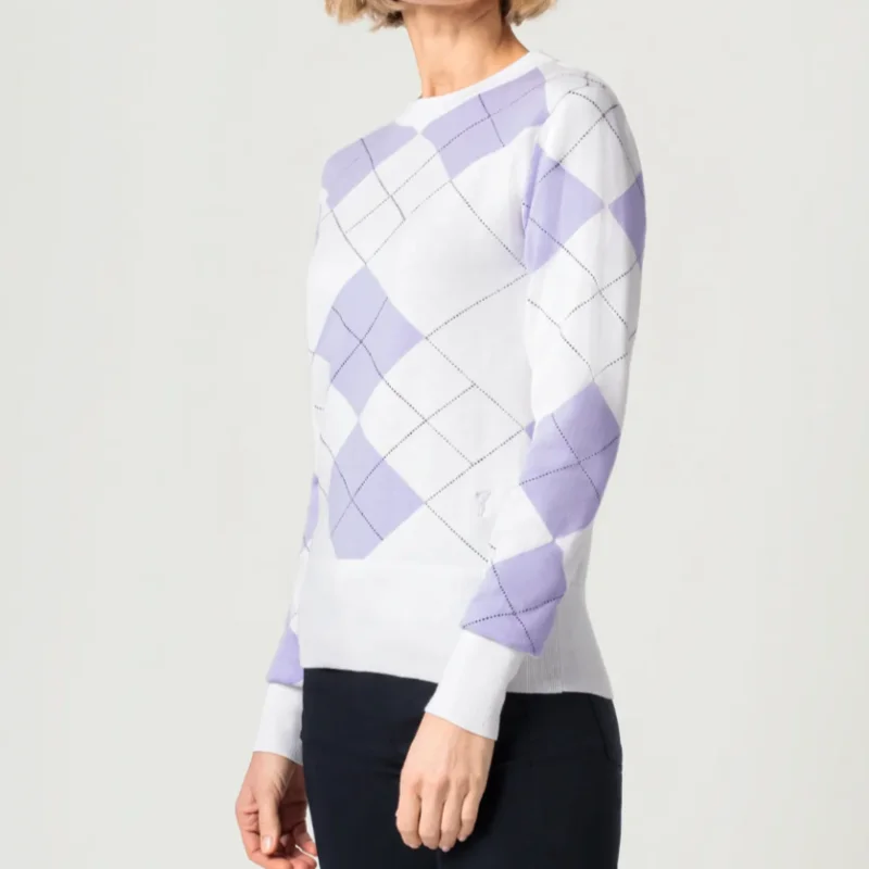 Golfino Shifting Dune Sweater - Lavender Bold Women's Statement