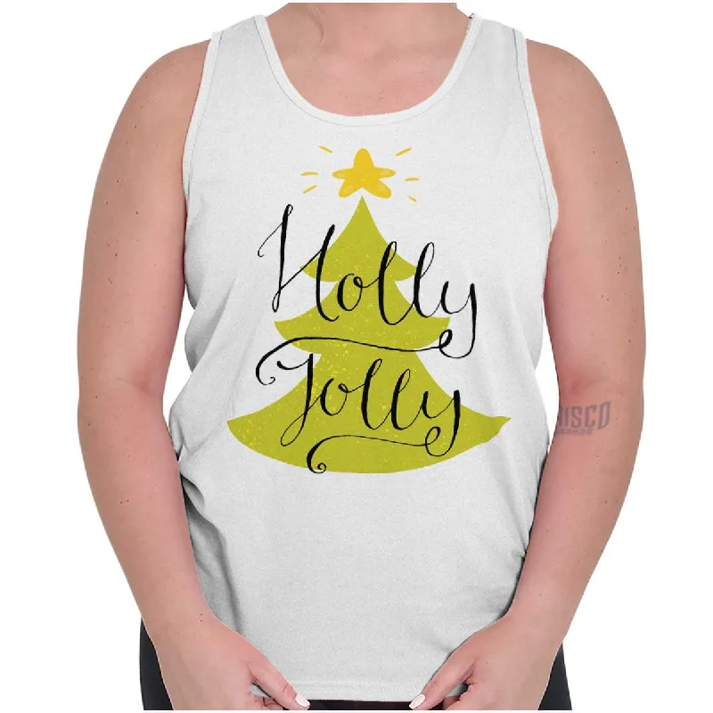 Holly Jolly Tank Top Sustainable Organic