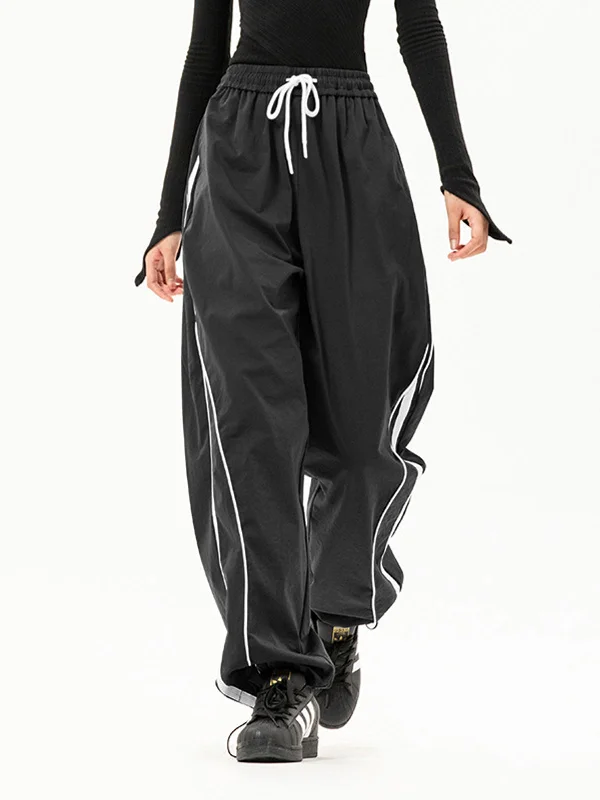BerryBetty - Change The Tune Drawstring Cargo Pants Practical Women's Quick - dry